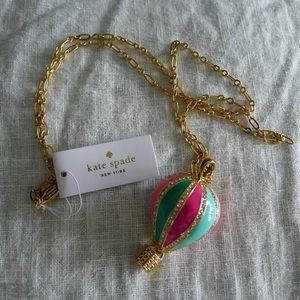 Kate Spade Up Up And Away Hot Air Balloon Necklace